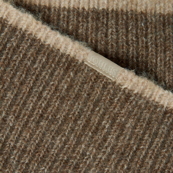 Young Ideas & Henmores -Knitted Hood -Mocha Brown -OS