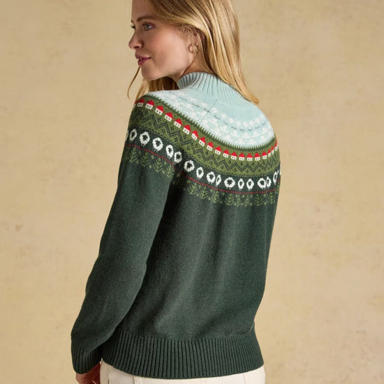 Young Ideas & Henmores -Landscape Fairisle Knit -Green -L