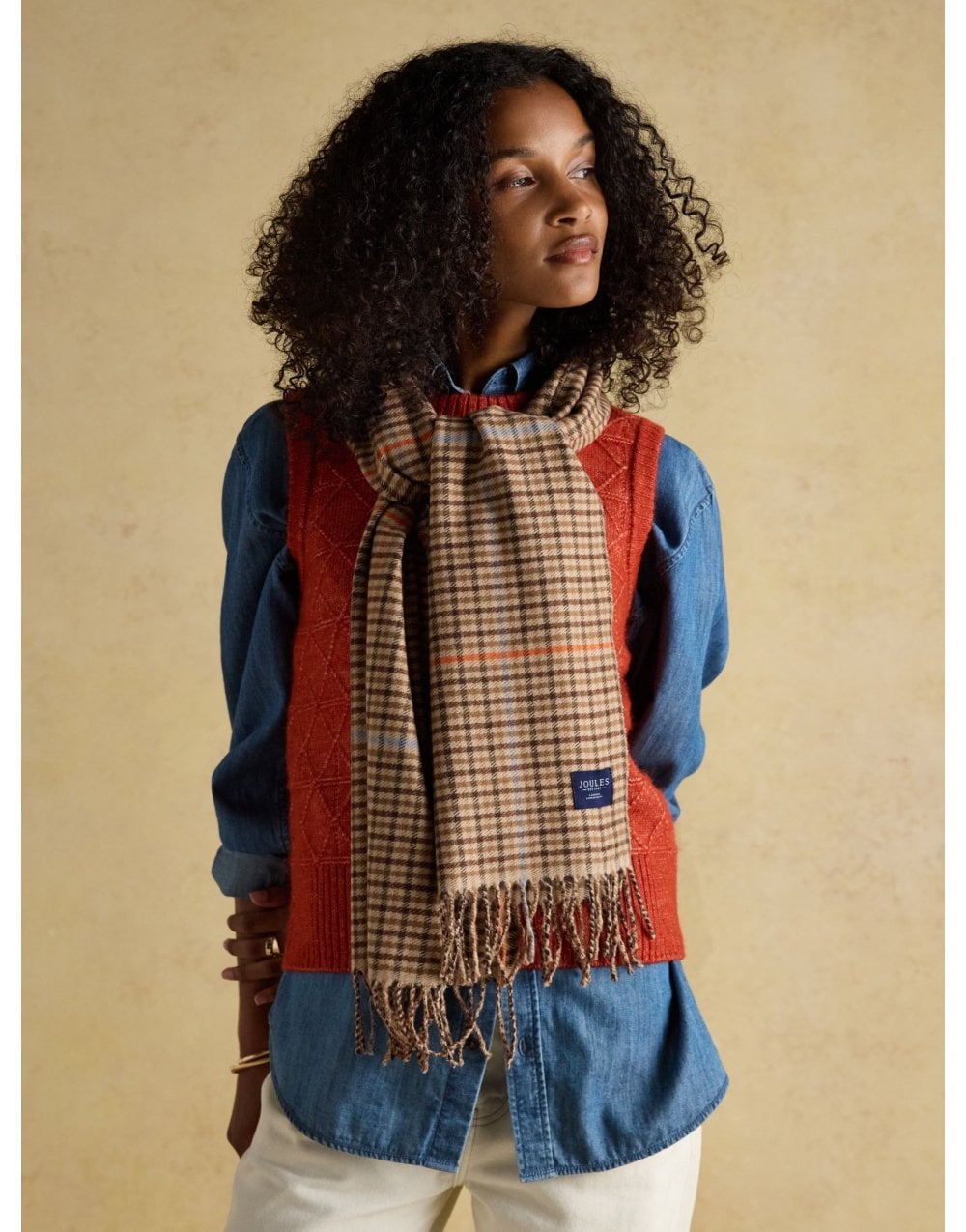 Young Ideas/Henmores - Langtree Scarf - Berry Red - OS