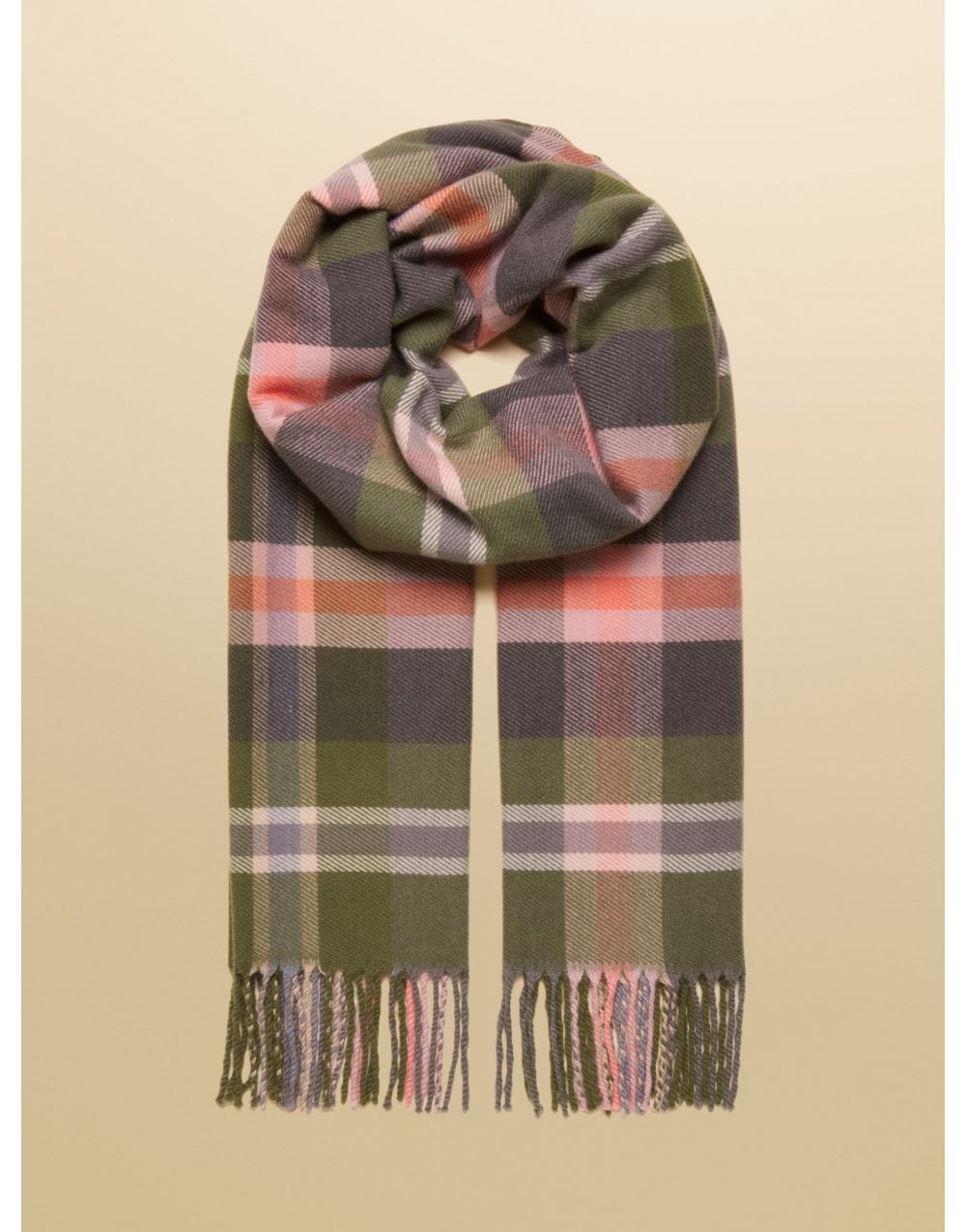 Young Ideas/Henmores - Langtree Scarf - Berry Red - OS