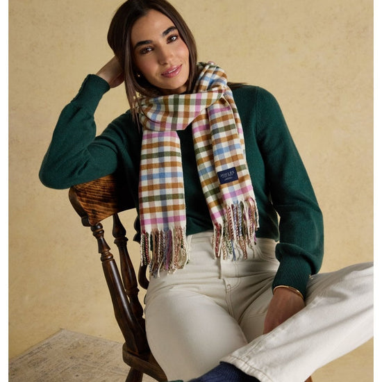 Young Ideas/Henmores - Langtree Scarf - Berry Red - OS