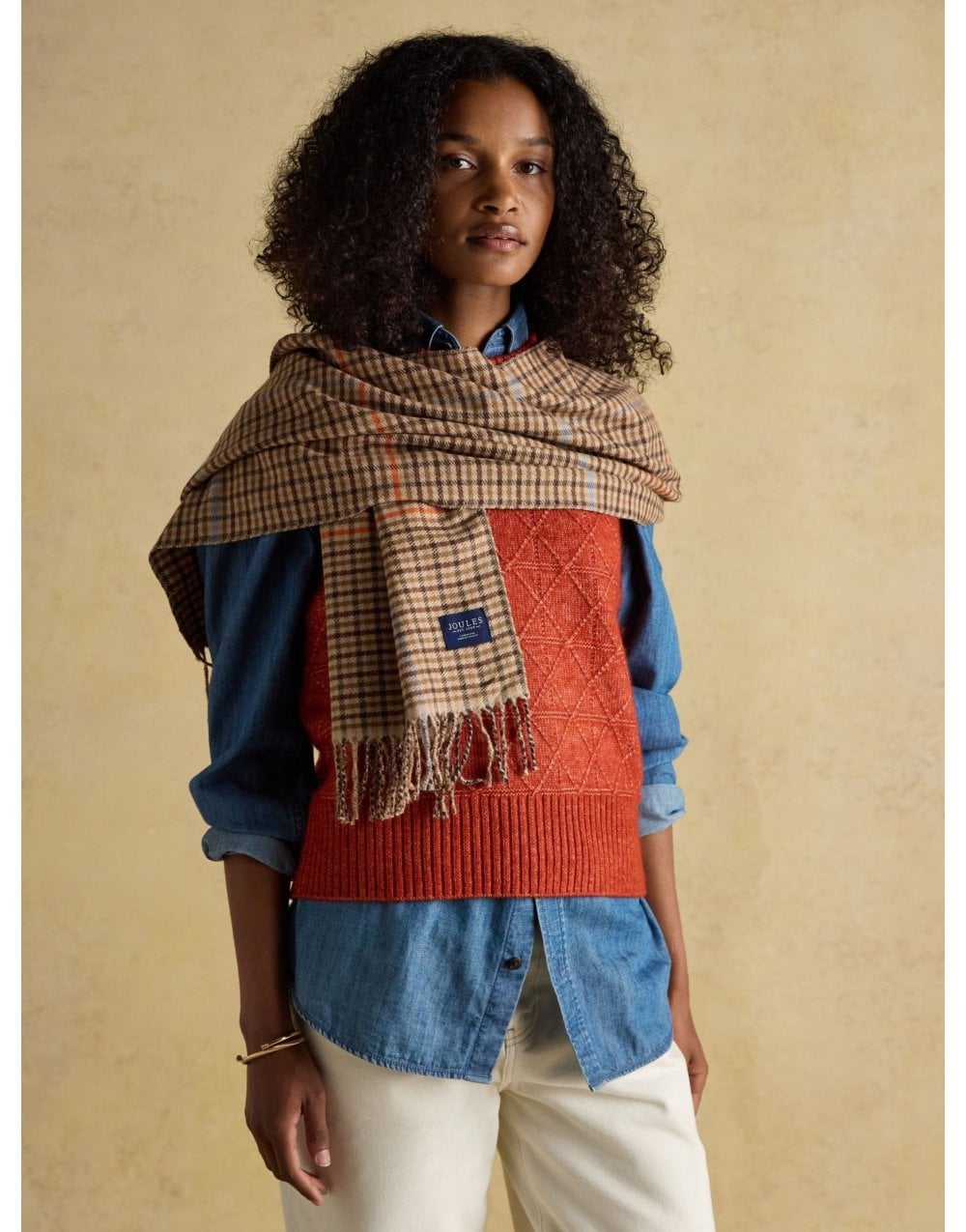 Young Ideas/Henmores - Langtree Scarf - Berry Red - OS