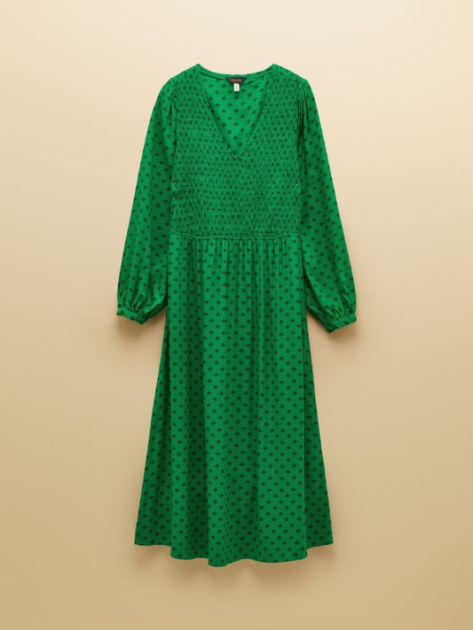 Young Ideas & Henmores - Lilliana Icons Detail Dress - Green - 8