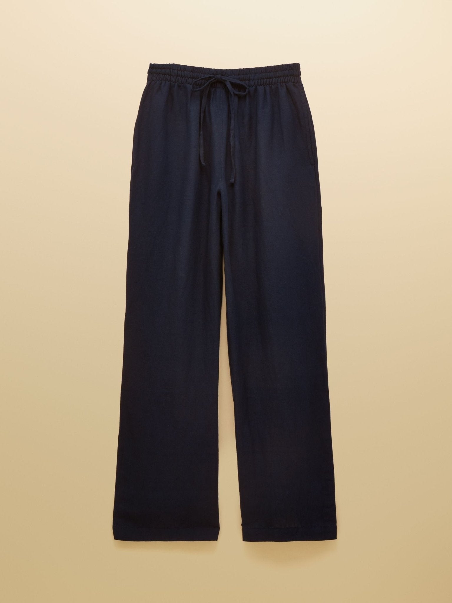 Young Ideas & Henmores - Linen Wide Leg - Navy - 8