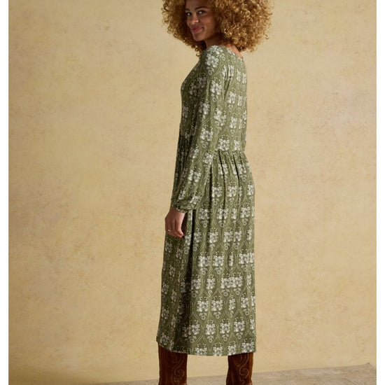 Young Ideas/Henmores - Long Sleeve Nia Dress - Green - S