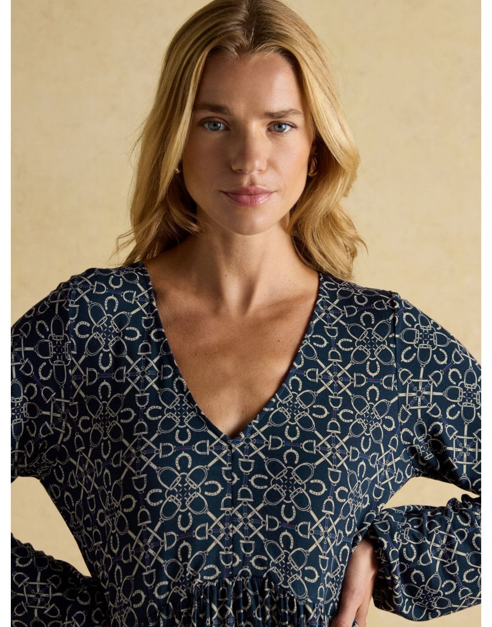 Young Ideas/Henmores - Long Sleeve Nia Dress - Green - S