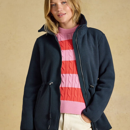 Young Ideas & Henmores -Longline Fleece -Navy -8