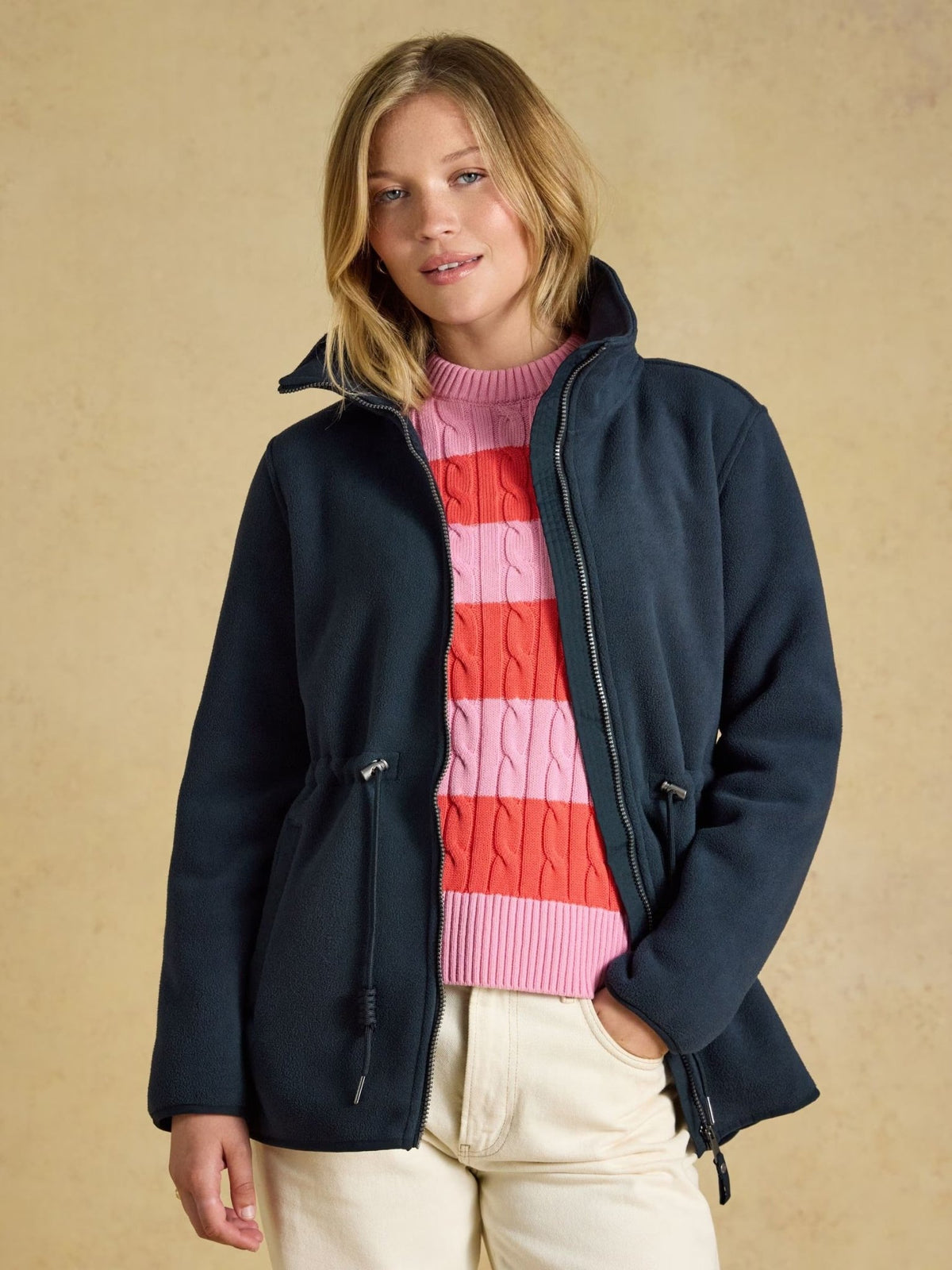 Young Ideas & Henmores -Longline Fleece -Navy -8