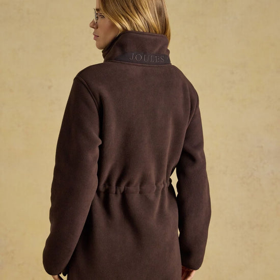 Young Ideas & Henmores -Longline Fleece -Chocolate Brown -8