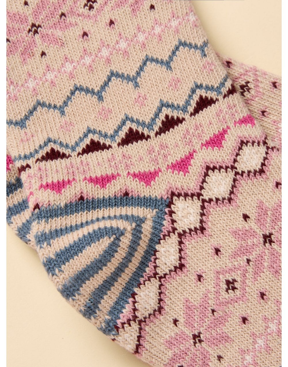 Young Ideas/Henmores - Lucille Socks - Green/Pink - OS
