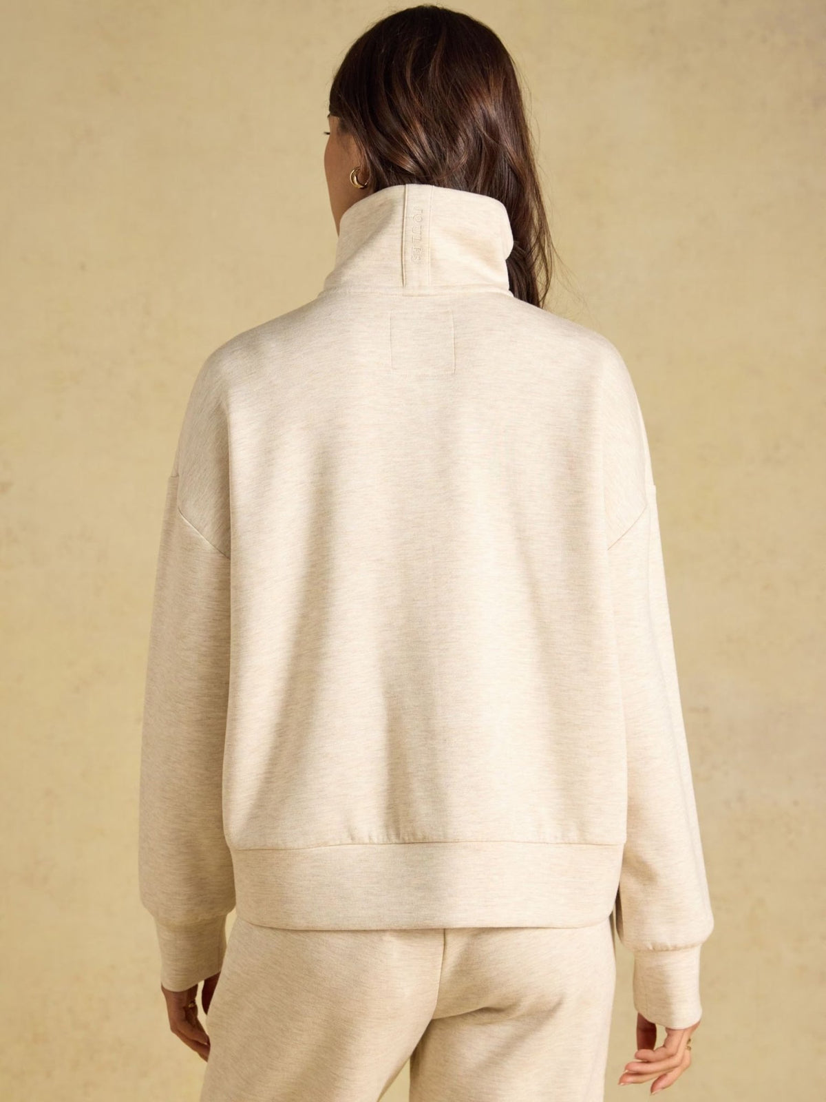 Young Ideas & Henmores -Luxe Club Half Zip -Oat -8