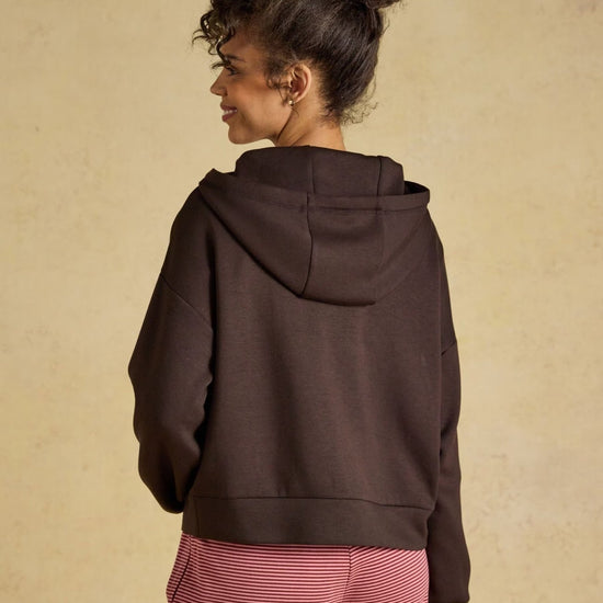 Young Ideas & Henmores -Luxe Club Hoodie -Chocolate Brown -8