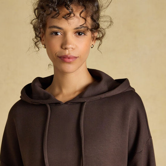Young Ideas & Henmores -Luxe Club Hoodie -Chocolate Brown -8