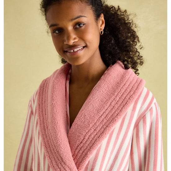 Young Ideas/Henmores - Matilda Dressing Gown - Navy - L/XL