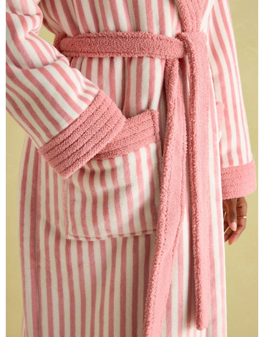 Young Ideas/Henmores - Matilda Dressing Gown - Navy - L/XL