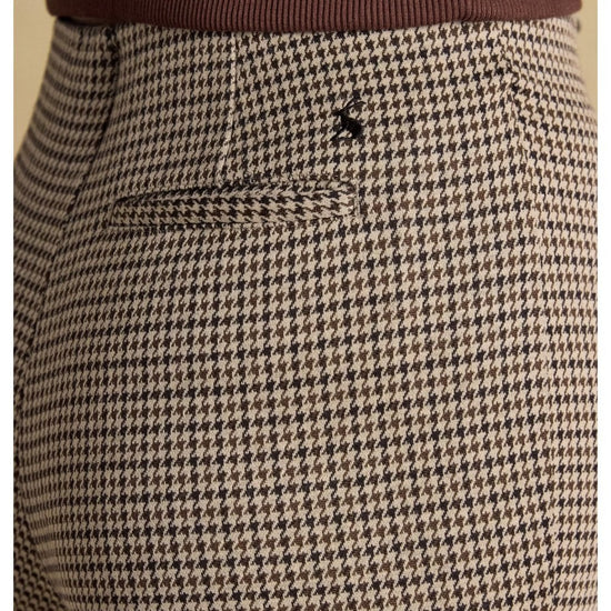 Young Ideas/Henmores - Mia Check Trousers - Brown - 8