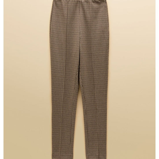 Young Ideas/Henmores - Mia Check Trousers - Brown - 8