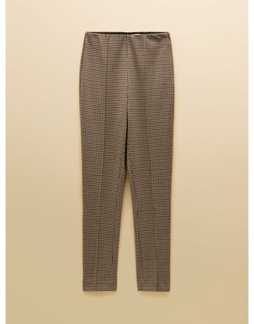 Young Ideas/Henmores - Mia Check Trousers - Brown - 8