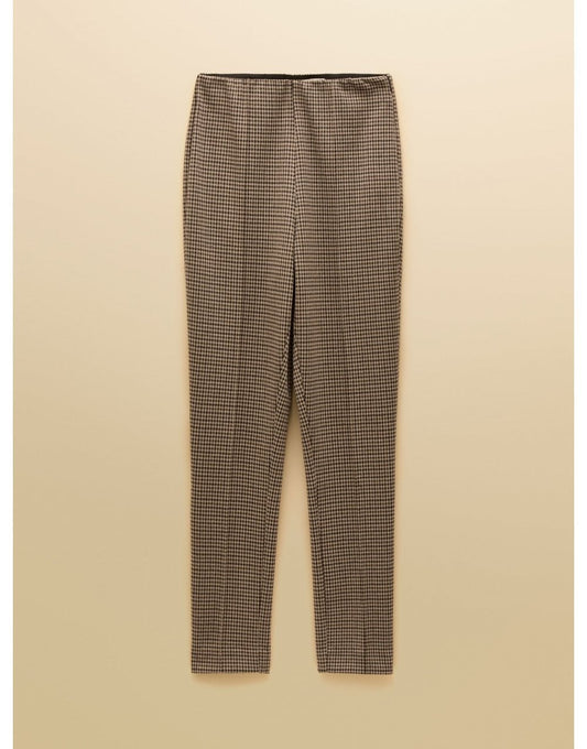 Young Ideas/Henmores - Mia Check Trousers - Brown - 8