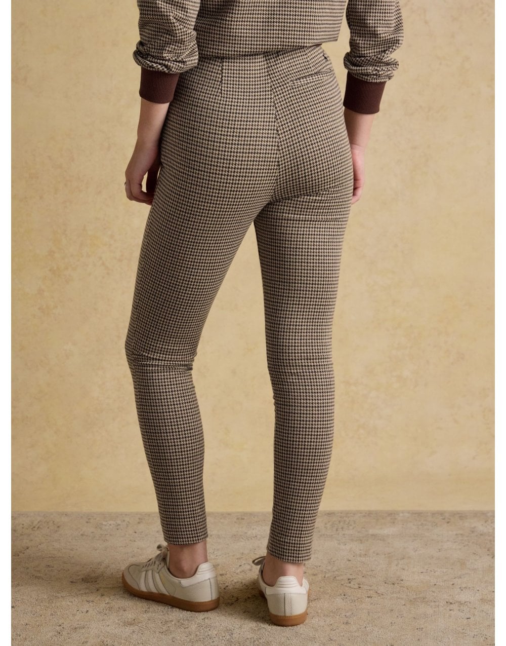 Young Ideas/Henmores - Mia Check Trousers - Brown - 8