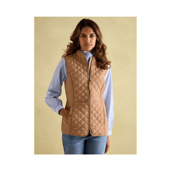 Young Ideas/Henmores - Minx Diamond Quilt Gilet - Black - 8