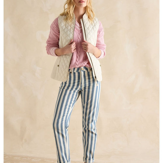 Young Ideas/Henmores - Minx Diamond Quilt Gilet - Black - 8