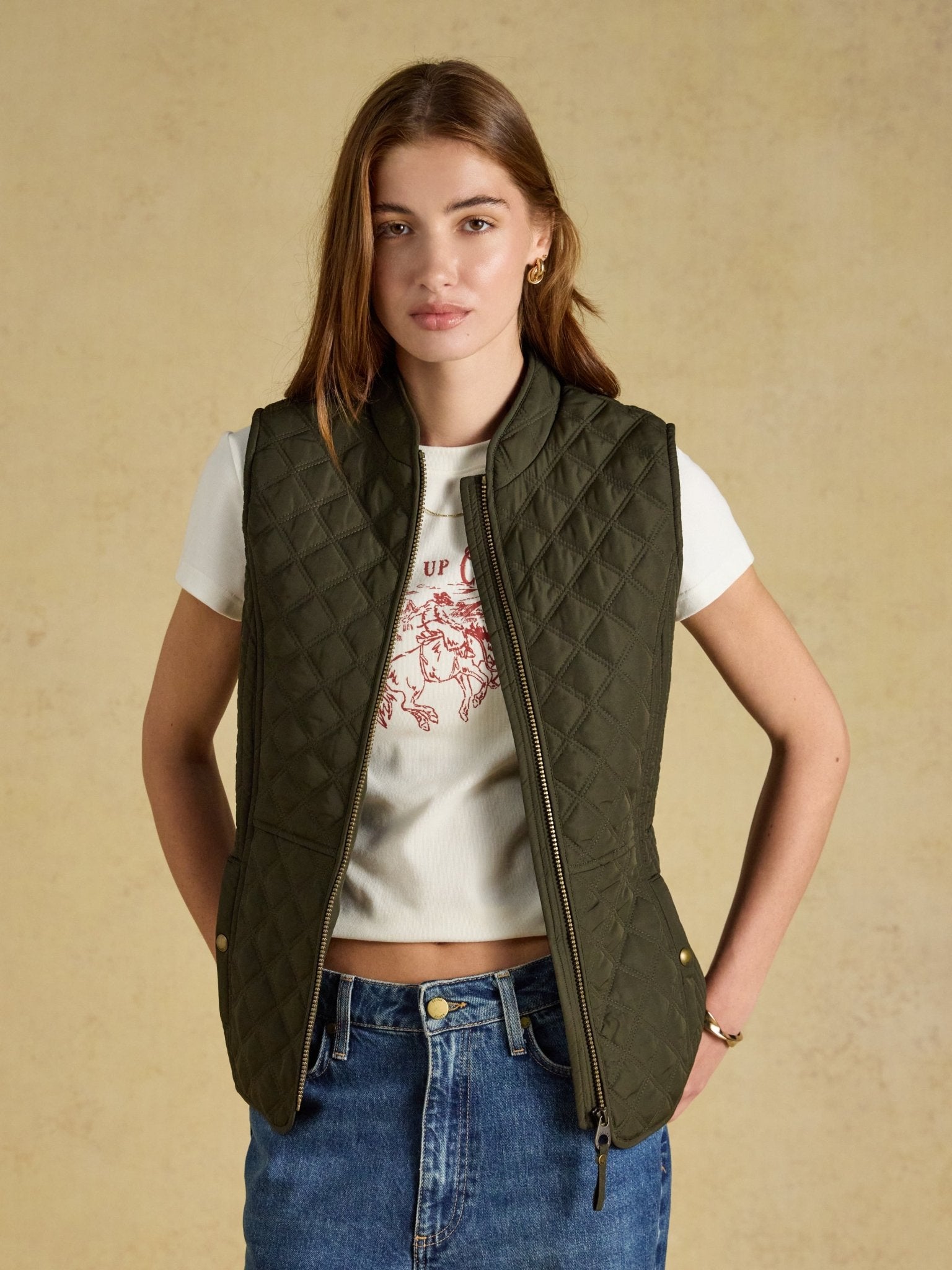 Young Ideas & Henmores -Minx Gilet -Rosemary Green -8