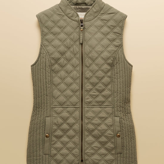 Young Ideas & Henmores -Minx Gilet -Green Taupe -8