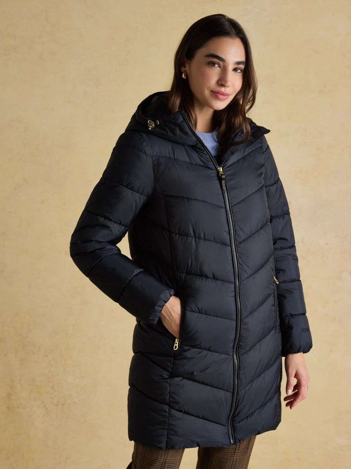 Young Ideas & Henmores -Moorsdale Padded Coat -Navy -8