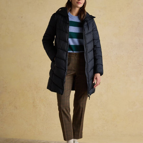 Young Ideas & Henmores -Moorsdale Padded Coat -Navy -8