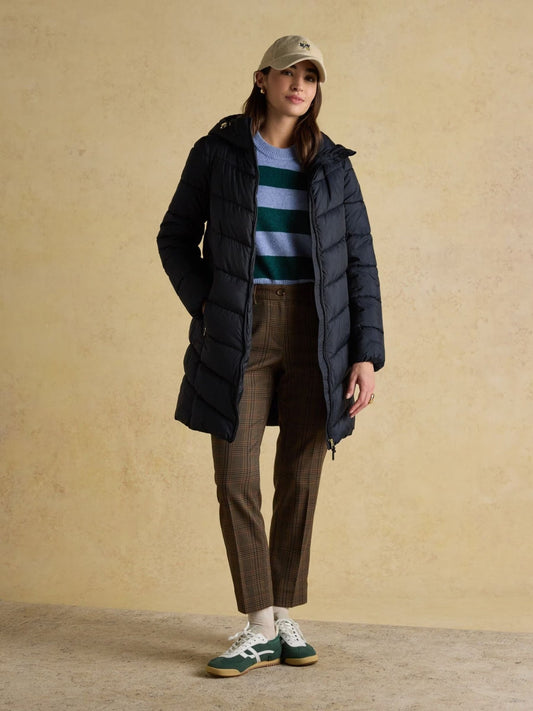 Young Ideas & Henmores -Moorsdale Padded Coat -Navy -8