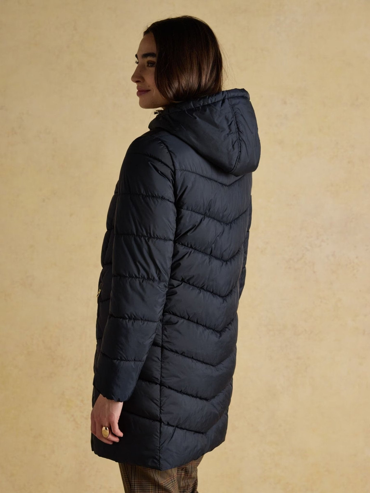 Young Ideas & Henmores -Moorsdale Padded Coat -Navy -8
