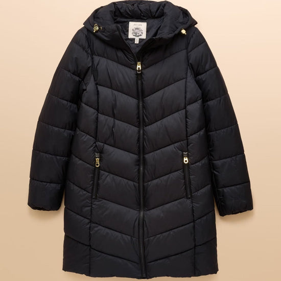 Young Ideas & Henmores -Moorsdale Padded Coat -Navy -8