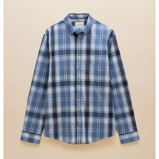 Young Ideas/Henmores - Movement Long Sleeve Shirt - Blue/White - M