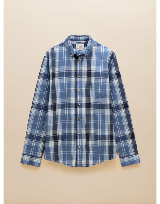 Young Ideas/Henmores - Movement Long Sleeve Shirt - Blue/White - M