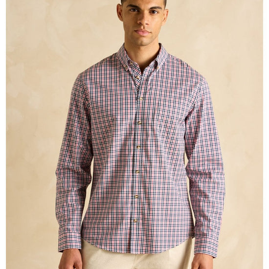 Young Ideas/Henmores - Movement Long Sleeve Shirt - Blue/White - M