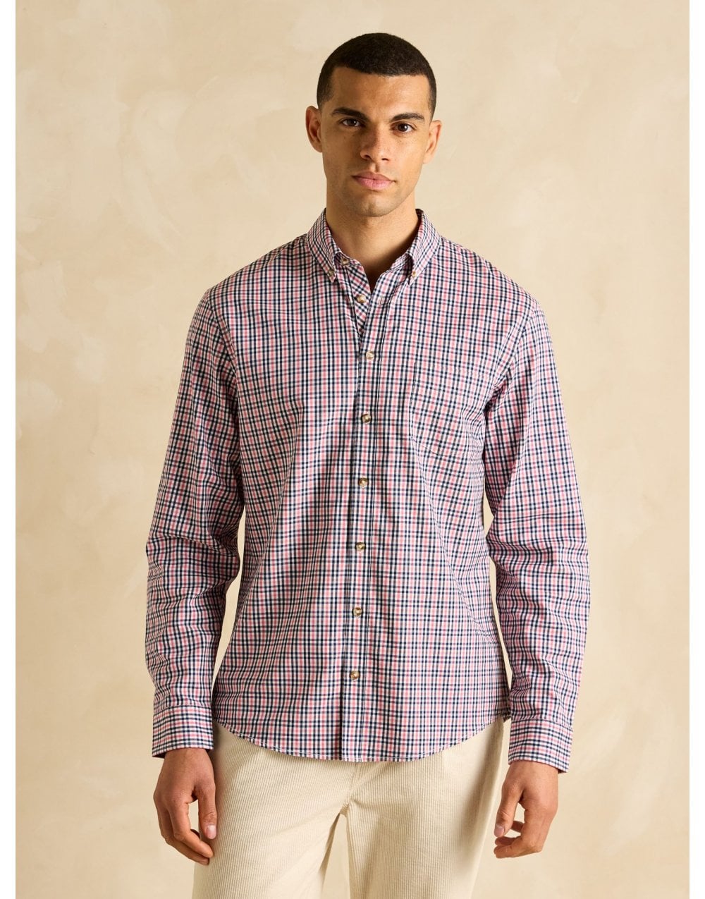 Young Ideas/Henmores - Movement Long Sleeve Shirt - Blue/White - M