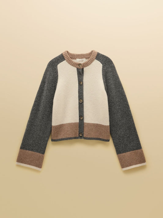Young Ideas & Henmores -Nora Cardigan -Brown -L