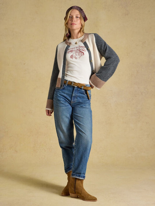 Young Ideas & Henmores -Nora Cardigan -Brown -L
