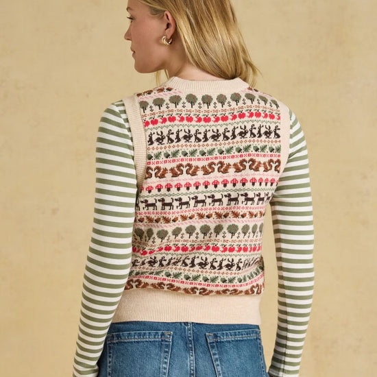 Young Ideas & Henmores -Orchard Tank -Oatmeal -L