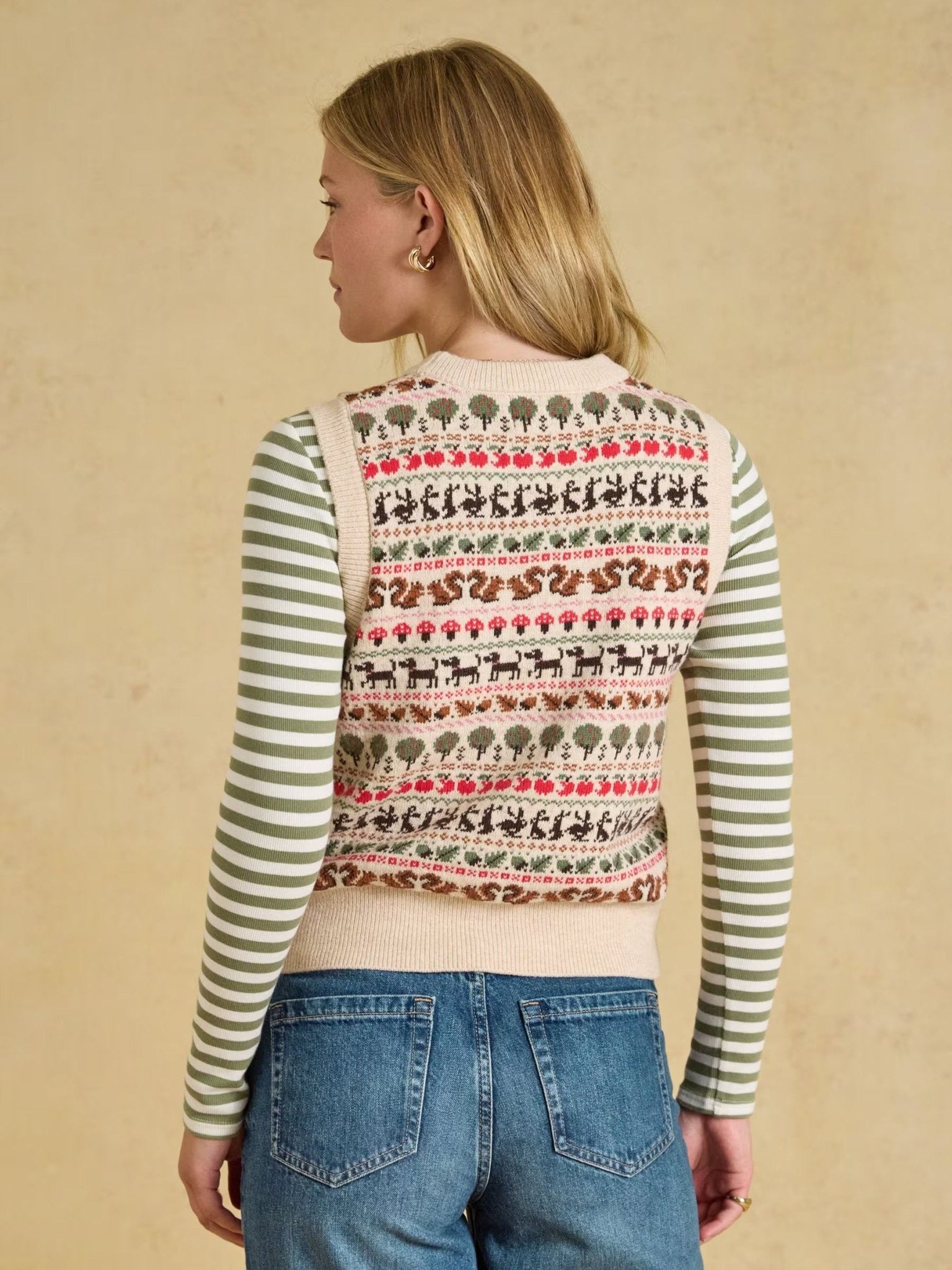 Young Ideas & Henmores -Orchard Tank -Oatmeal -L