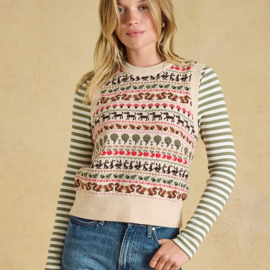 Young Ideas & Henmores -Orchard Tank -Oatmeal -L