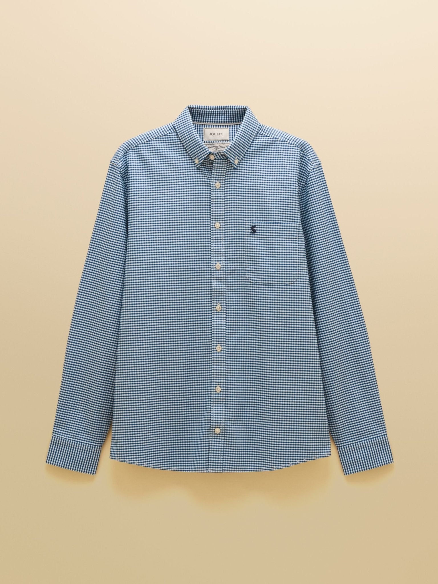 Young Ideas & Henmores -Oxford Gingham Classic Fit -Navy Check -M