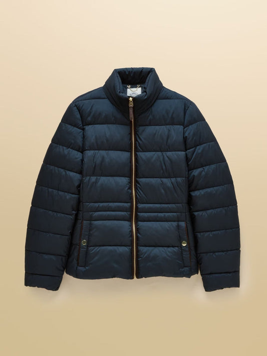 Young Ideas & Henmores -Paddock Padded Short Coat -Navy -8