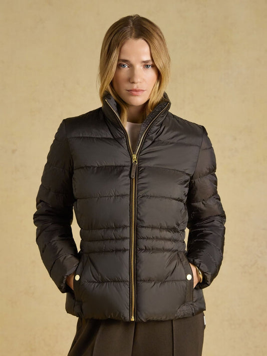 Young Ideas & Henmores -Paddock Padded Short Coat -Brown -8