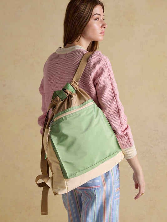 Young Ideas & Henmores -Peplow Bag -Green Ecru -OS