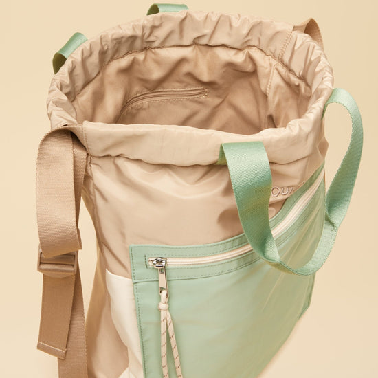 Young Ideas & Henmores -Peplow Bag -Green Ecru -OS