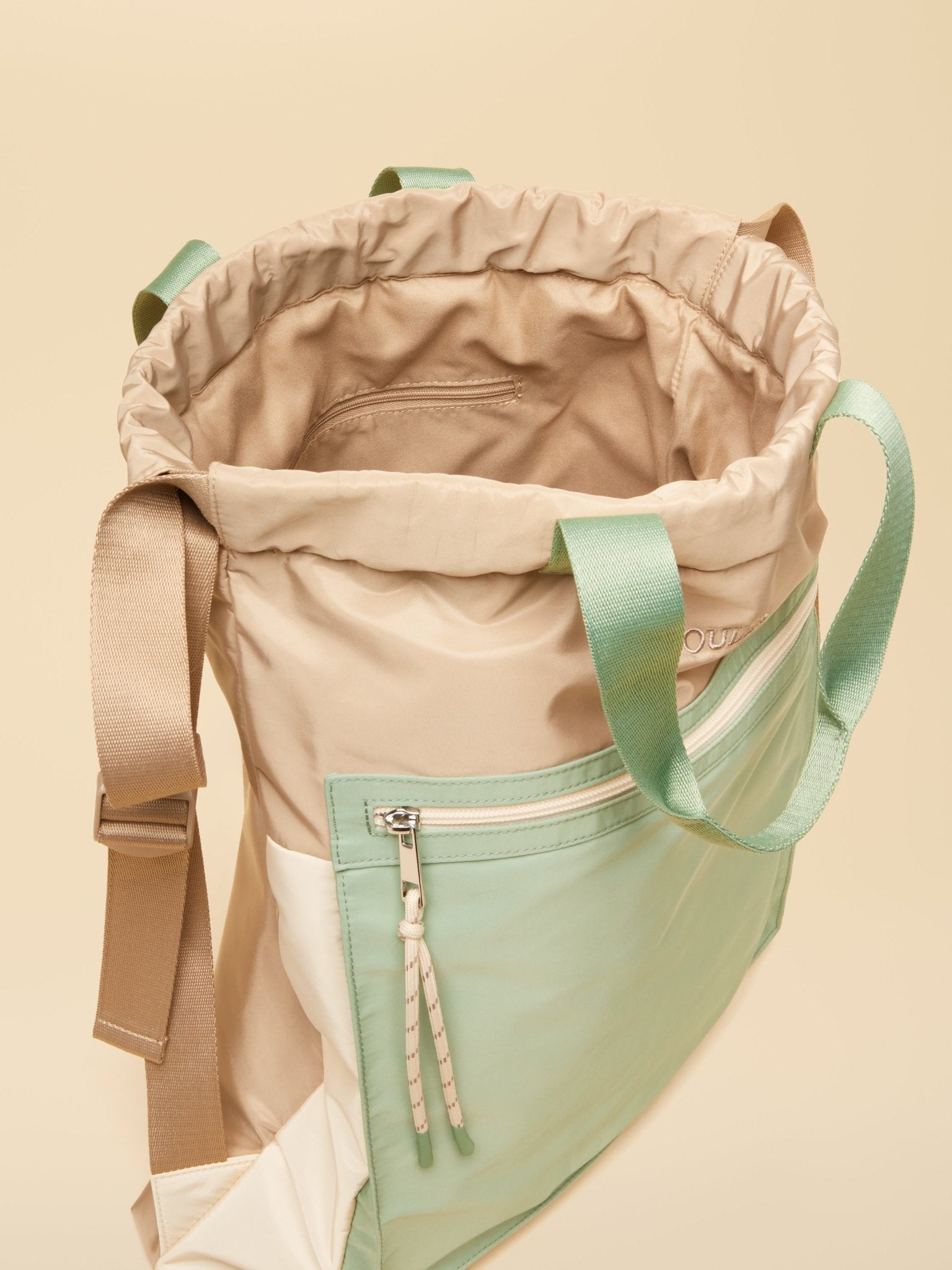 Young Ideas & Henmores -Peplow Bag -Green Ecru -OS