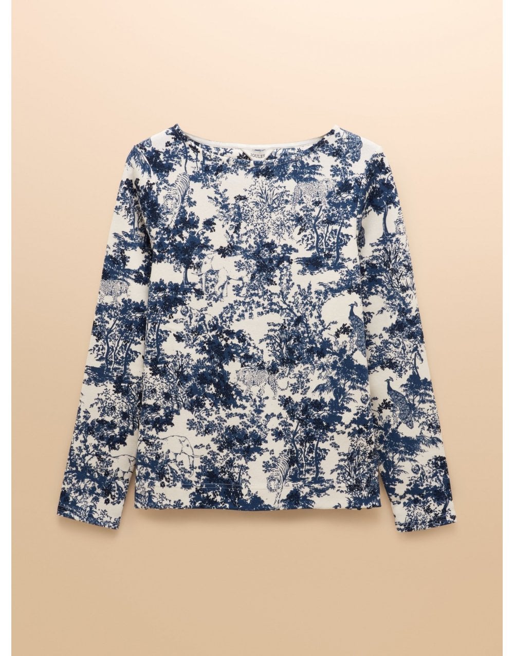 Young Ideas/Henmores - Printed Harbour Jersey Top - Blue Safari - 8