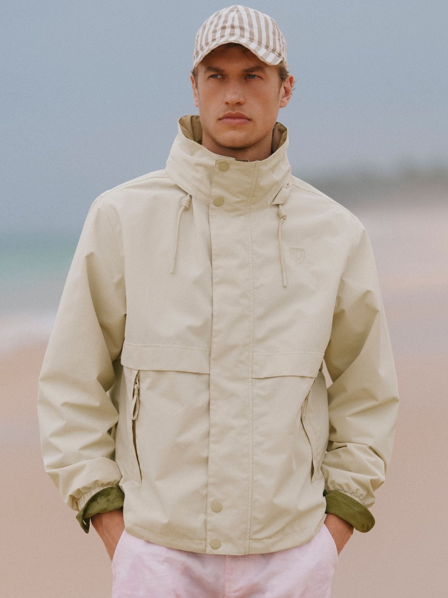 Young Ideas & Henmores - Quayside Coat - stone - S